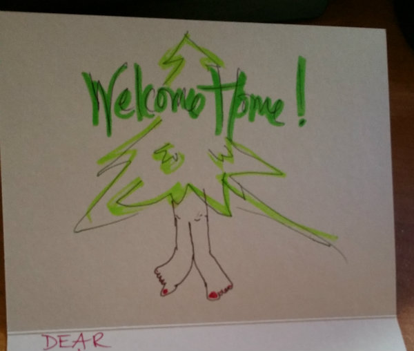 tree with feet